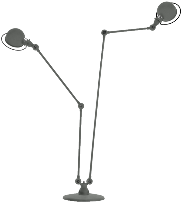 Loft Double Floor Lamp - DD7460 - Jielde - Floor Lamps - Glossy - Ivory - RAL1015 - HORNE