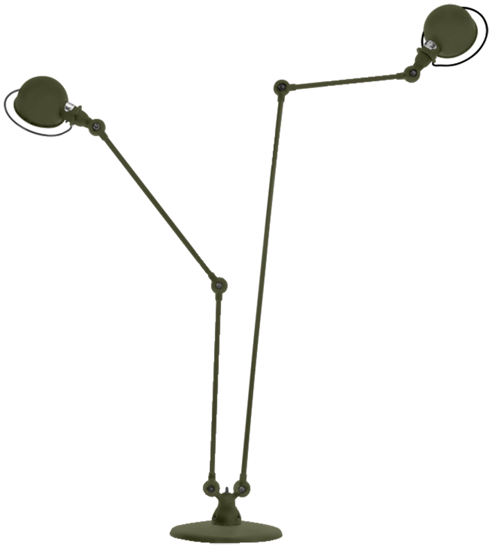 Loft Double Floor Lamp - DD7460 - Jielde - Floor Lamps - Glossy - Ivory - RAL1015 - HORNE