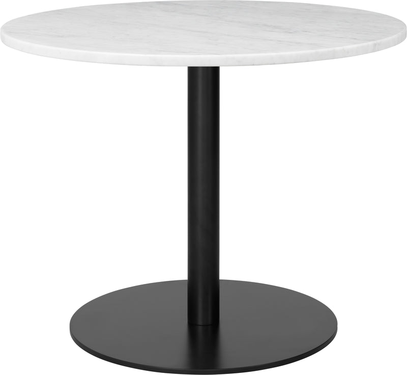 Gubi 1.0 Round Lounge Table - Ø80 - Gubi - Tables + Desks - Black - Black Marquina - HORNE