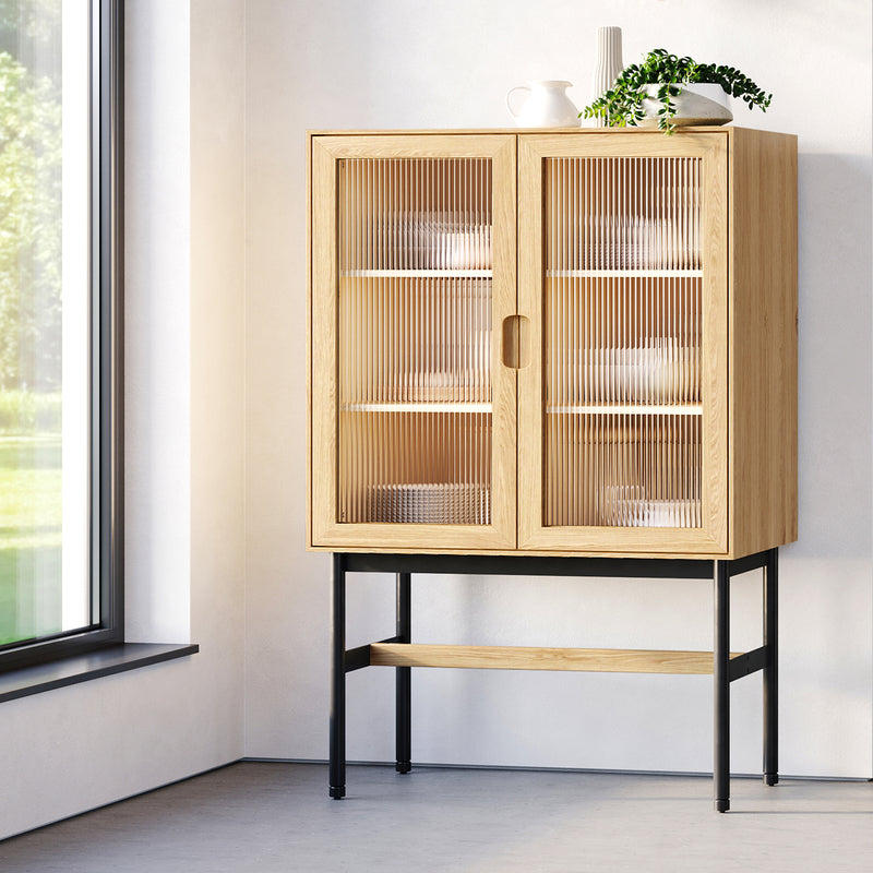 Munro Vitrine - Gus* Modern - Shelving - White Oak - HORNE