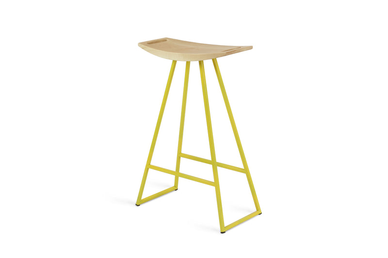 Roberts Counter Stool - Tronk - Stools + Benches + Ottomans - Walnut - Green - HORNE