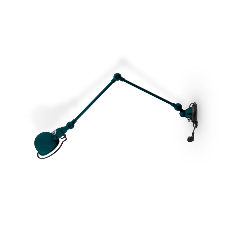 Signal 2 - Arm Wall Sconce - SI331CS - Plug & Cord - Jielde - Wall Sconces - Glossy - Apple Green - RAL6018 - HORNE