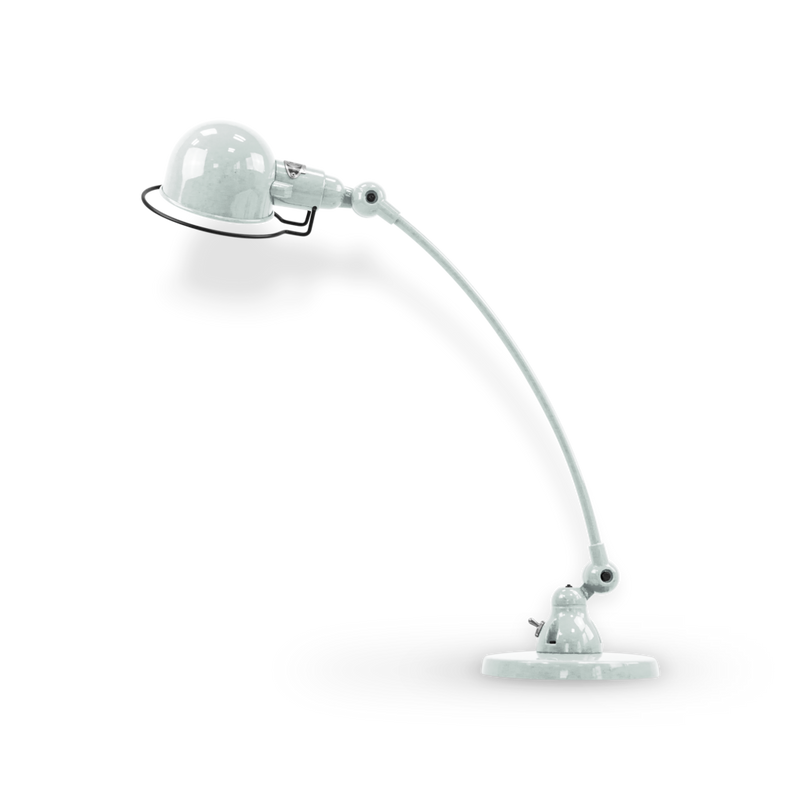 Signal Curved Arm Desk Lamp - SIC400 - Jielde - Table + Task - Matte - Blue - RAL5012 - HORNE