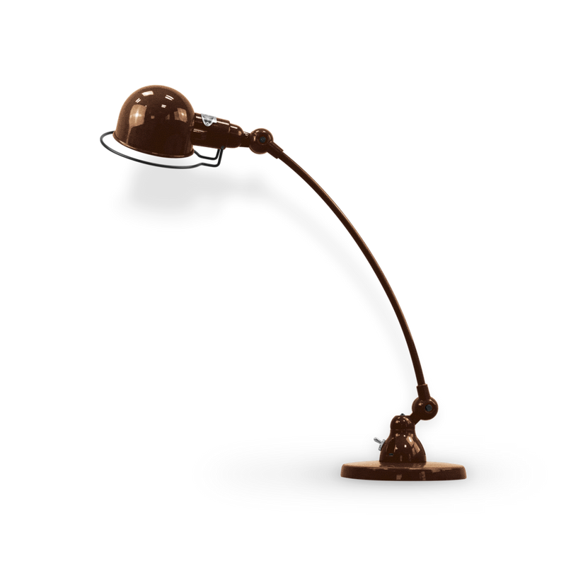 Signal Curved Arm Desk Lamp - SIC400 - Jielde - Table + Task - Matte - Blue - RAL5012 - HORNE