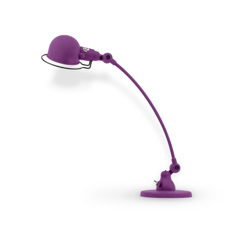 Signal Curved Arm Desk Lamp - SIC400 - Jielde - Table + Task - Matte - Blue - RAL5012 - HORNE
