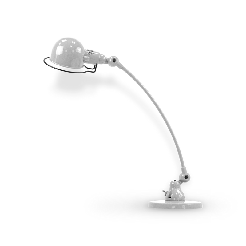 Signal Curved Arm Desk Lamp - SIC400 - Jielde - Table + Task - Matte - Blue - RAL5012 - HORNE