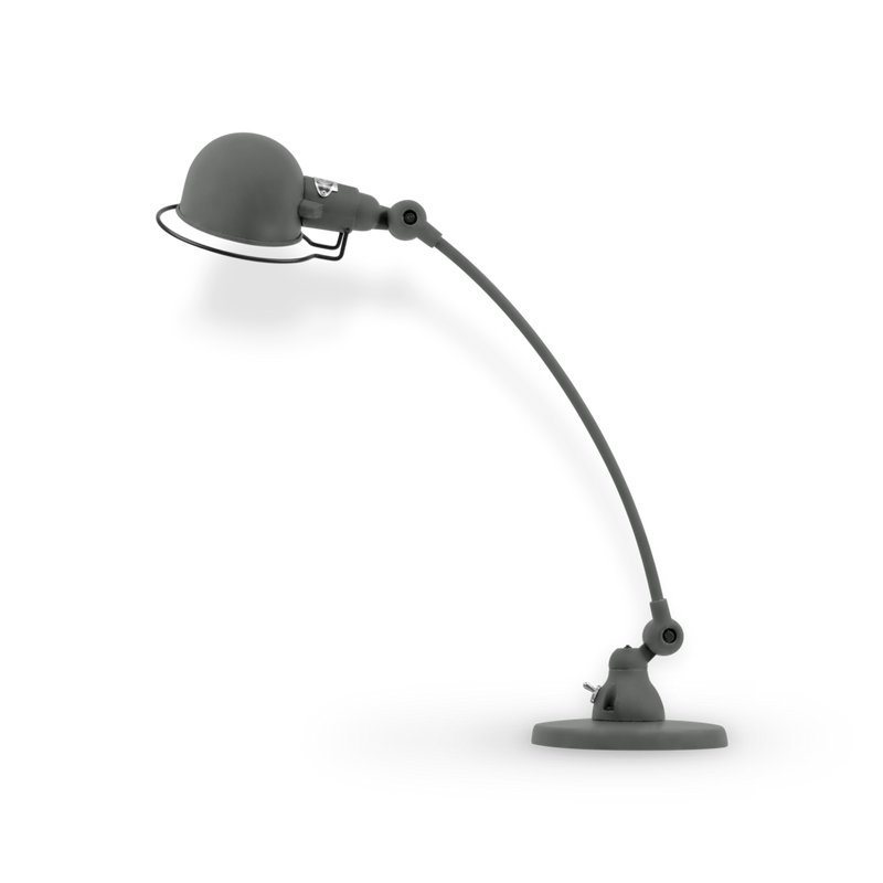 Signal Curved Arm Desk Lamp - SIC400 - Jielde - Table + Task - Matte - Blue - RAL5012 - HORNE