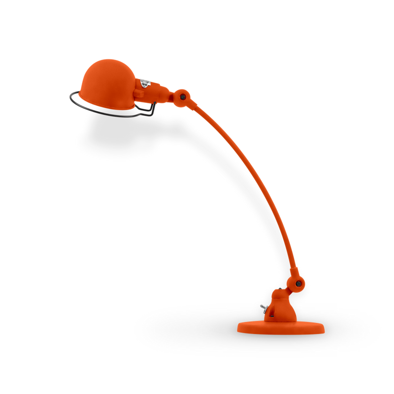 Signal Curved Arm Desk Lamp - SIC400 - Jielde - Table + Task - Matte - Blue - RAL5012 - HORNE