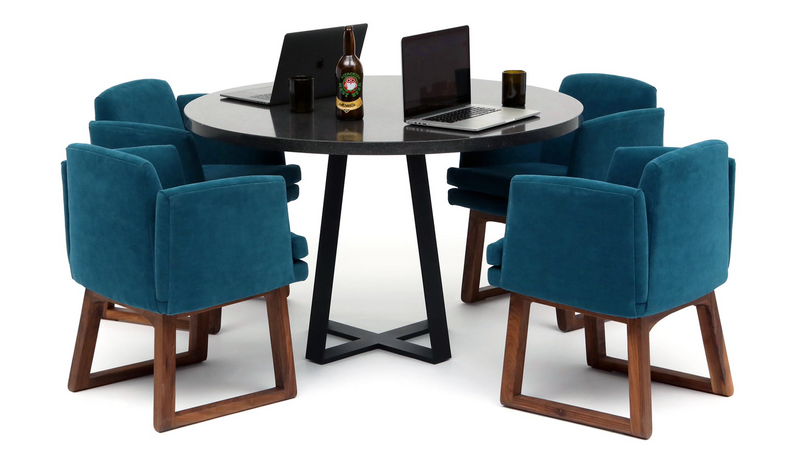 Sea Smoke Table - Artless - Tables + Desks - Belgium Black - 36