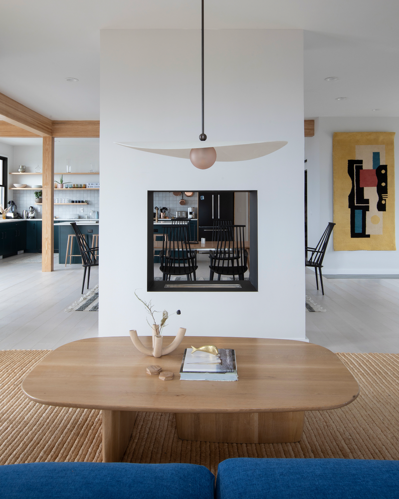 Myrna Hanging Pendant Light - Glass and Brass