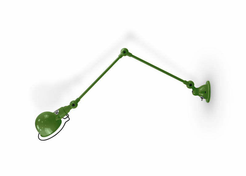 Signal 2 - Arm Wall Sconce - SI331 - Glossy Finish - Jielde - Wall Sconces - No Switch - Apple Green - RAL6018 - HORNE