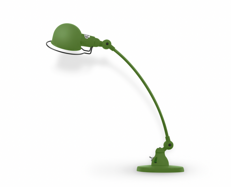 Signal Curved Arm Desk Lamp - SIC400 - Jielde - Table + Task - Matte - Blue - RAL5012 - HORNE