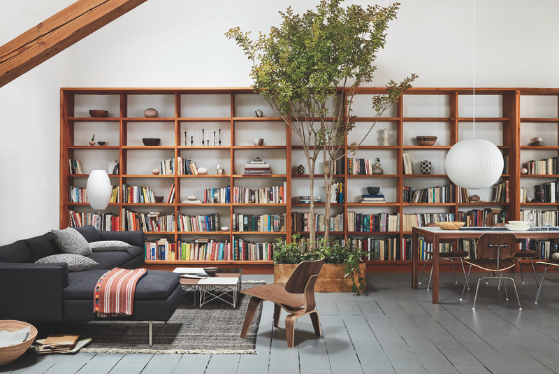 Eames® Molded Plywood Lounge Chair – Wood Base - Herman Miller® - Chairs - Walnut - HORNE