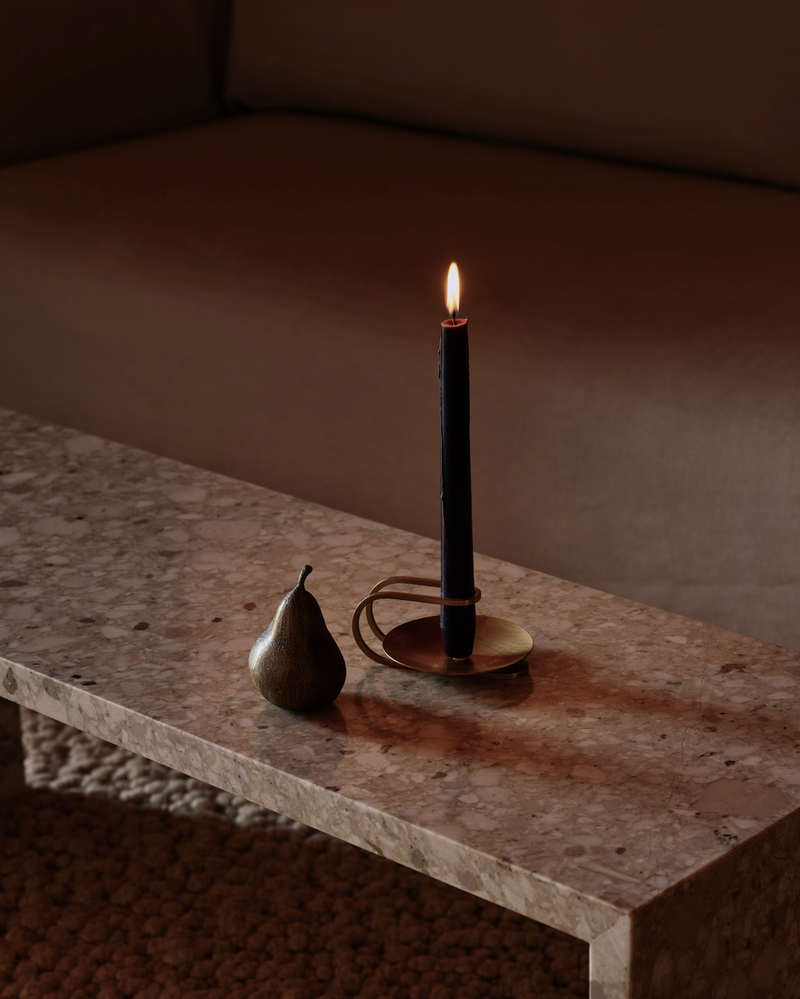 Clip Table Candle Holder - Audo Copenhagen - Candle Holders - Standard - Brass - HORNE