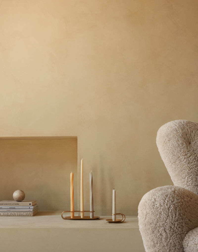 Clip Table Candle Holder - Audo Copenhagen - Candle Holders - Standard - Brass - HORNE