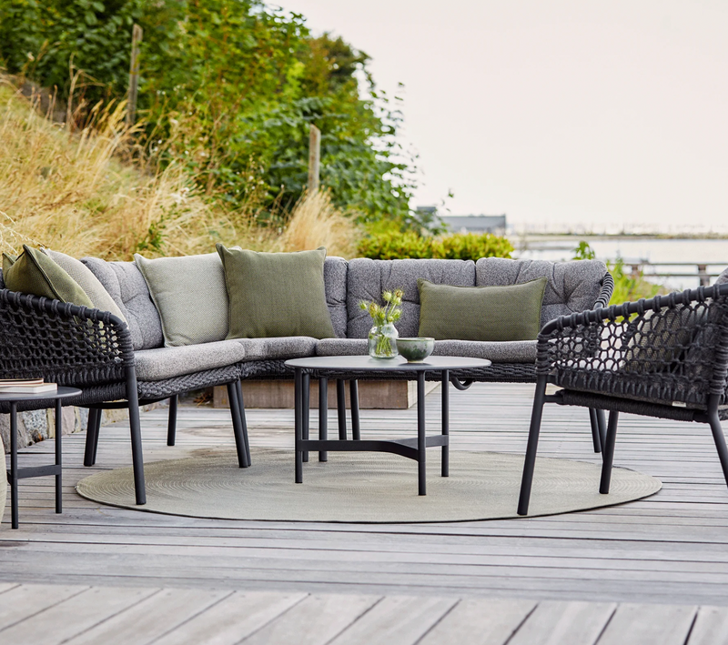 Circle Outdoor Carpet - Cane Line - Outdoor Furniture - Large - Dark Green - HORNE