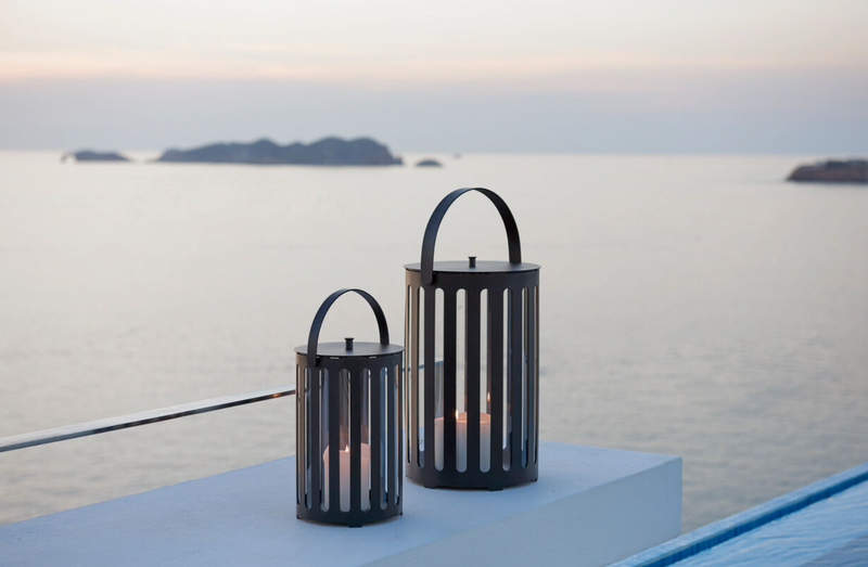 Lighttube Lantern - Cane Line - Candle Holders - Small - HORNE