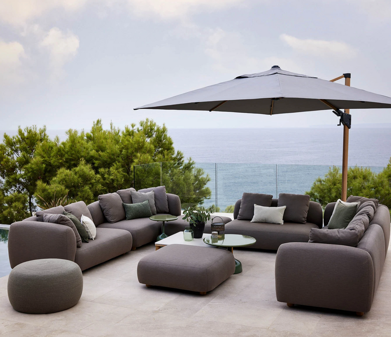 Capture Pouf - Cane Line - Stools + Benches + Ottomans - HORNE