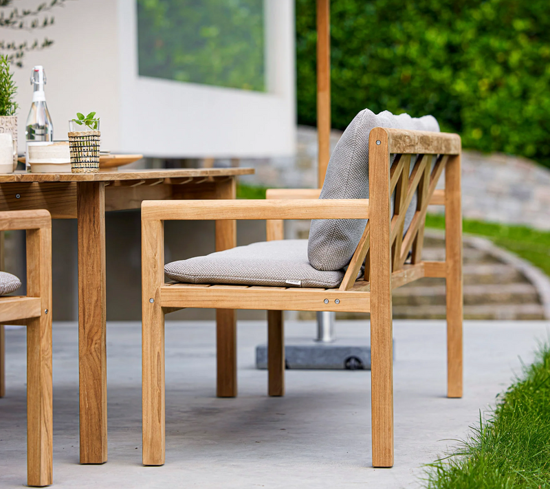 Grace 3 - Seater Bench - Cane Line - Outdoor Furniture - No Cushion - HORNE