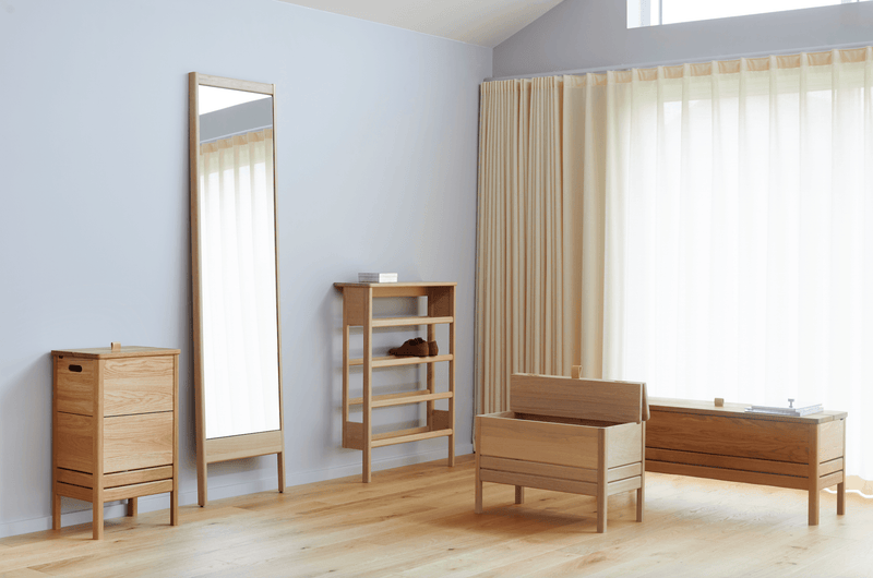 A Line Mirror - Form + Refine - Mirrors - Natural Oiled Oak - HORNE