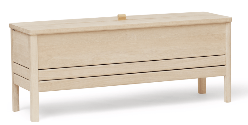 A Line Storagebench 111 - Form + Refine - Stools + Benches + Ottomans - Natural Oiled Oak - HORNE