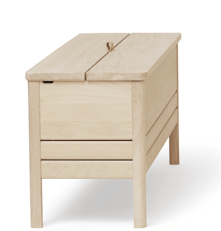 A Line Storagebench 111 - Form + Refine - Stools + Benches + Ottomans - Natural Oiled Oak - HORNE