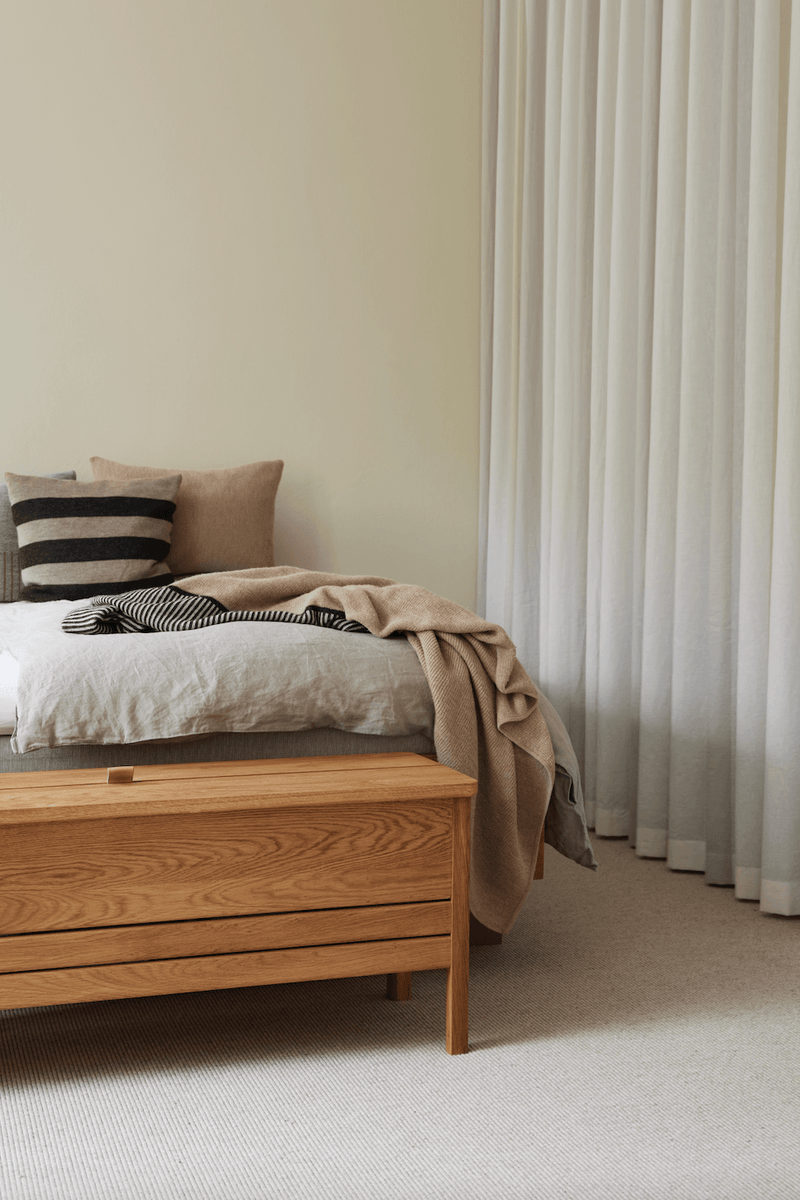 A Line Storagebench 111 - Form + Refine - Stools + Benches + Ottomans - Natural Oiled Oak - HORNE