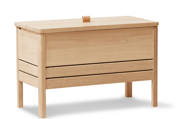 A Line Storagebench 68 - Form + Refine - Stools + Benches + Ottomans - White Oiled Oak - HORNE