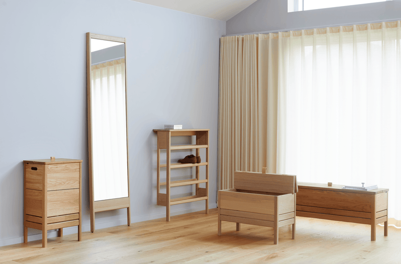 A Line Storagebench 68 - Form + Refine - Stools + Benches + Ottomans - Natural Oiled Oak - HORNE