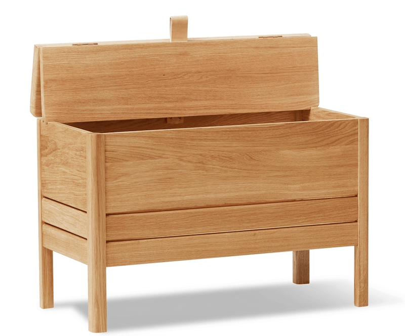 A Line Storagebench 68 - Form + Refine - Stools + Benches + Ottomans - Natural Oiled Oak - HORNE