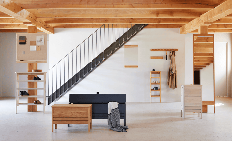 A Line Storagebench 68 - Form + Refine - Stools + Benches + Ottomans - Natural Oiled Oak - HORNE