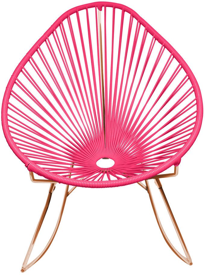 Acapulco Rocker - Copper Base - Set of 2 - Innit Designs - Chairs - Black - HORNE