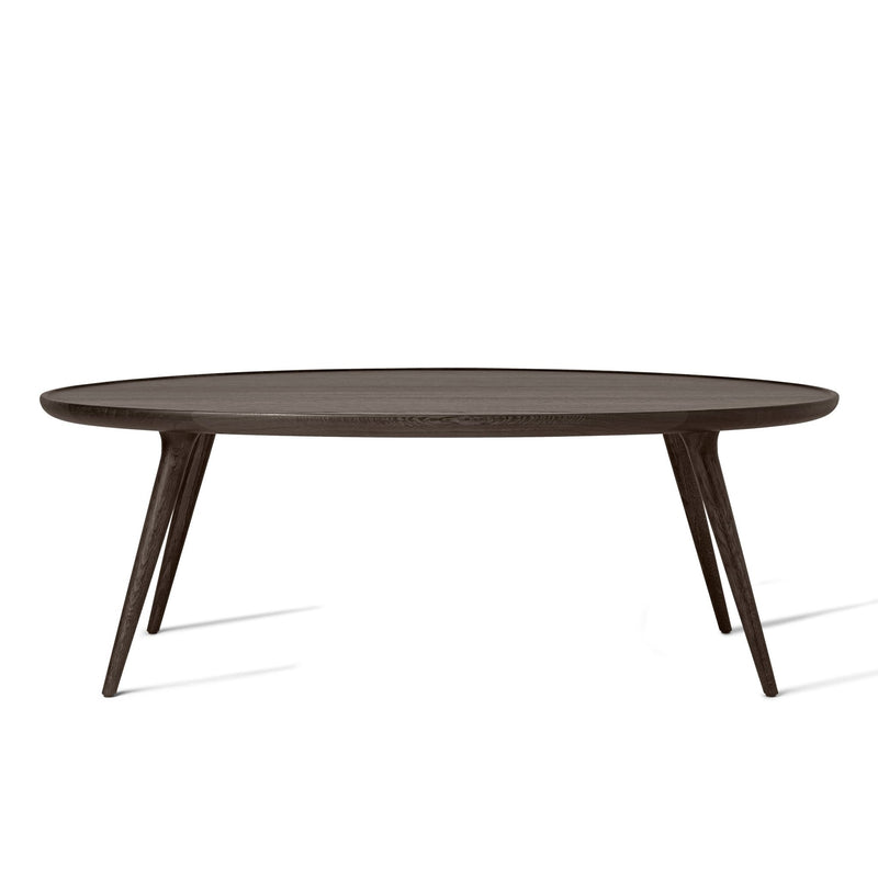 Accent Oval Lounge Table - Mater - Tables + Desks - Matte Lacquered Oak - HORNE