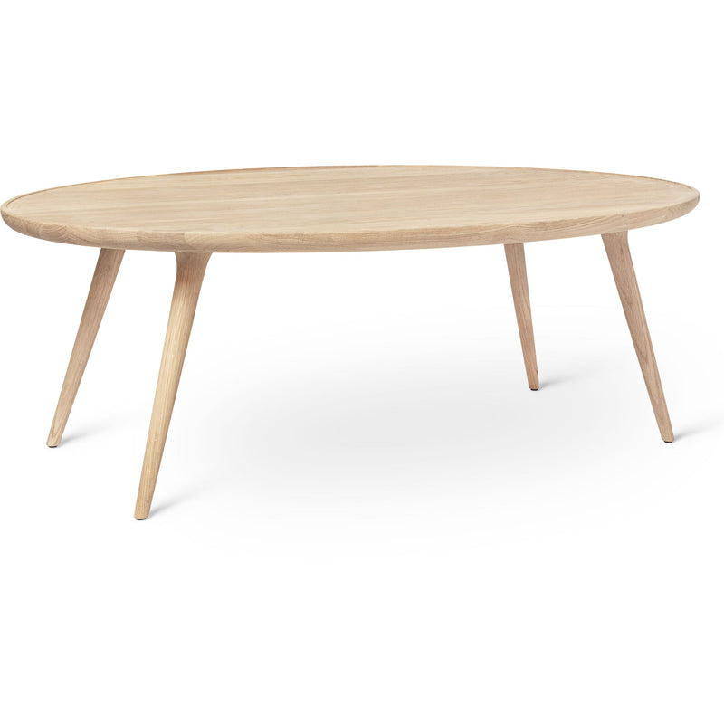 Accent Oval Lounge Table - Mater - Tables + Desks - Matte Lacquered Oak - HORNE