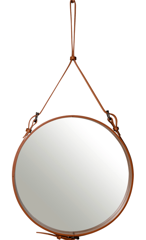 Adnet Mirror 58 - Gubi - Mirrors - Tan - HORNE