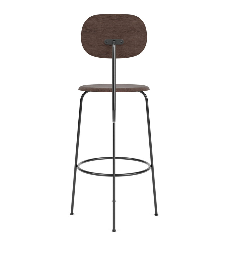 Afteroom Bar Chair Plus - Upholstered Seat - Audo Copenhagen - Chairs - Natural Oak/ Audo Boucle - Gold 06 - HORNE