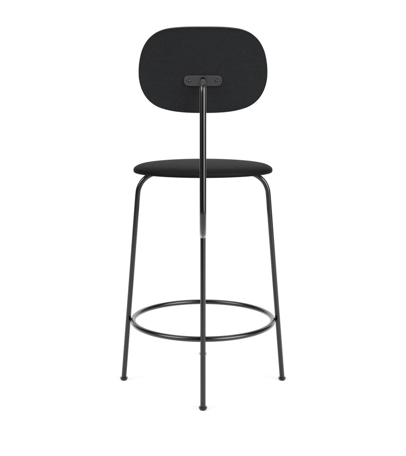 Afteroom Counter Chair Plus - Upholstered Seat - Audo Copenhagen - Stools + Benches + Ottomans - Natural Oak/ Audo Boucle - Gold 06 - HORNE