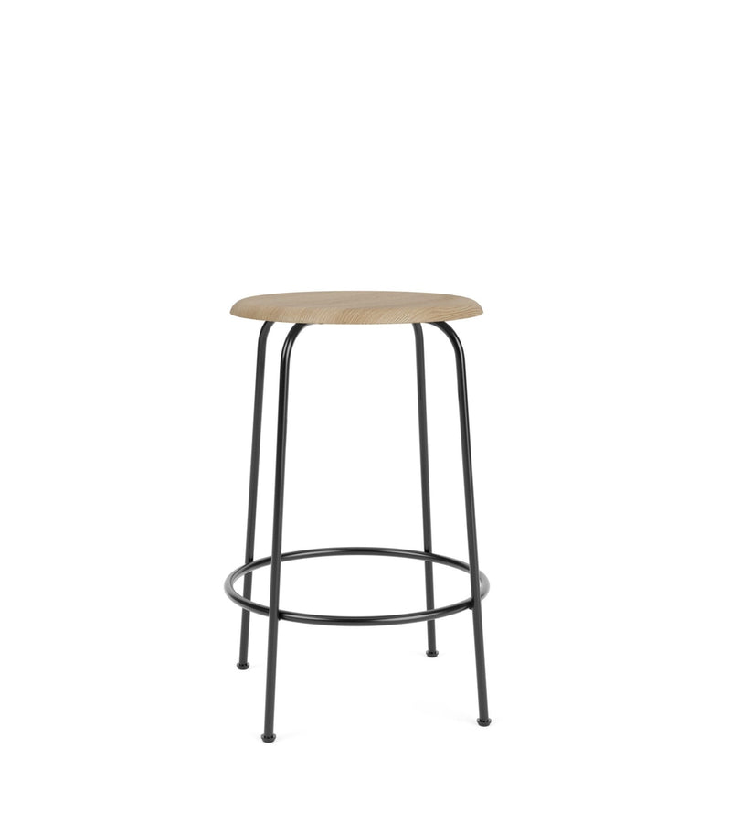Afteroom Stool - Audo Copenhagen - Stools + Benches + Ottomans - Dining Height - Audo Boucle - Beige 02 - HORNE