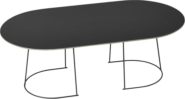 Airy Coffee Table - Large - Muuto - Tables + Desks - Black - HORNE