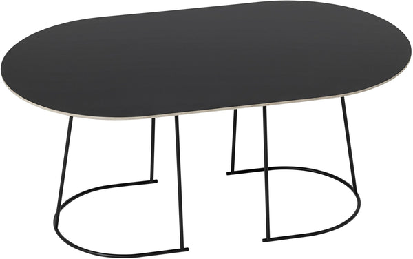Airy Coffee Table - Medium - Muuto - Tables + Desks - Black - HORNE