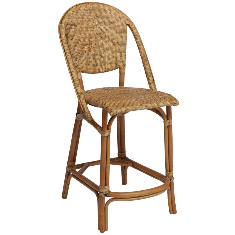 Alanis Rattan Counter Stool - Sika Design - Stools + Benches + Ottomans - HORNE
