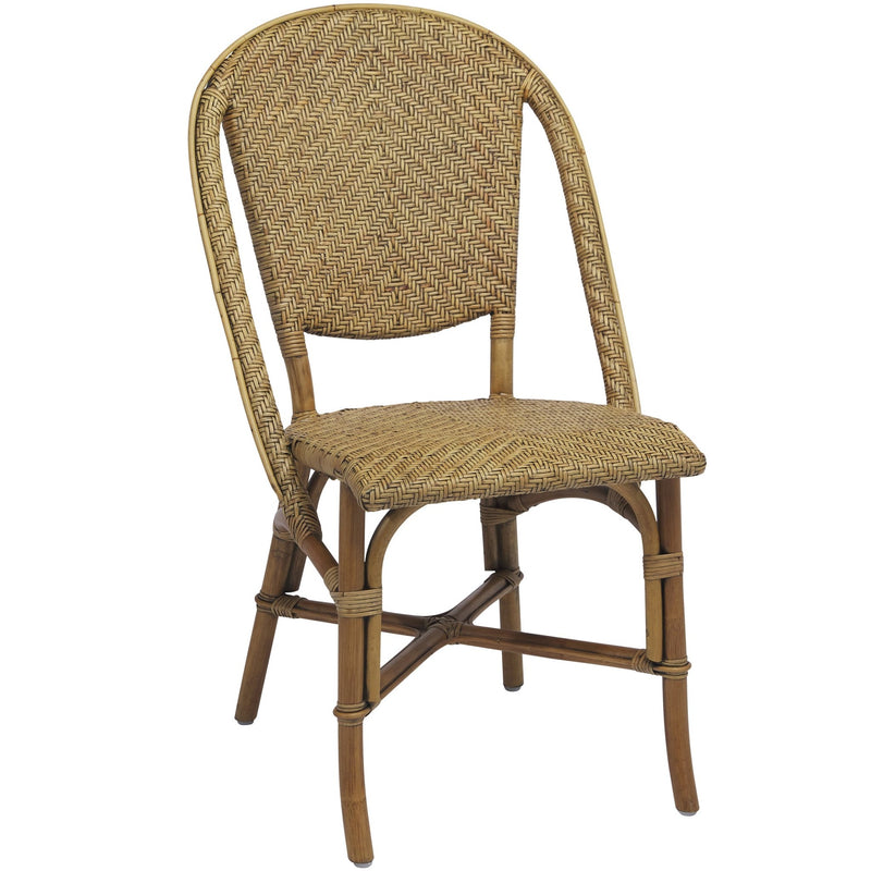 Alanis Rattan Dining Side Chair - Sika Design - Stools + Benches + Ottomans - Antique - HORNE