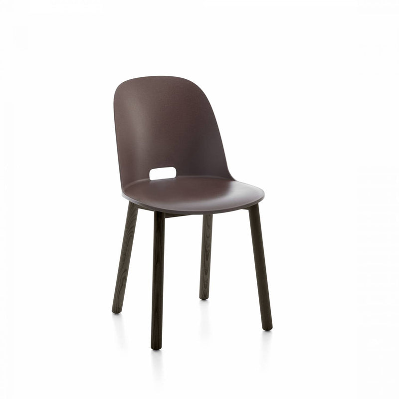 Alfi High Back Chair - Emeco - Chairs - Dark Brown - Ash - HORNE