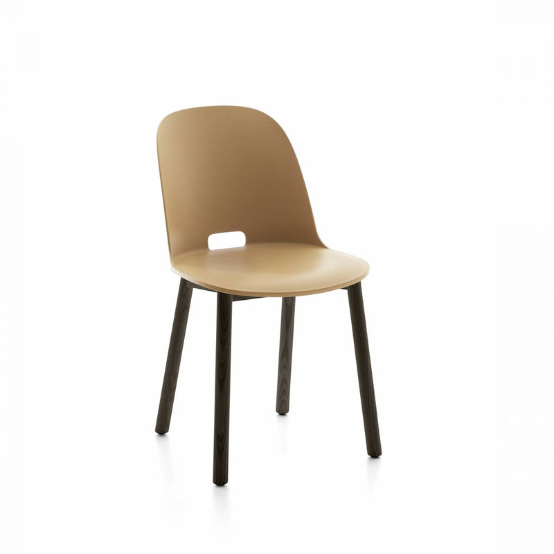 Alfi High Back Chair - Emeco - Chairs - Dark Brown - Ash - HORNE