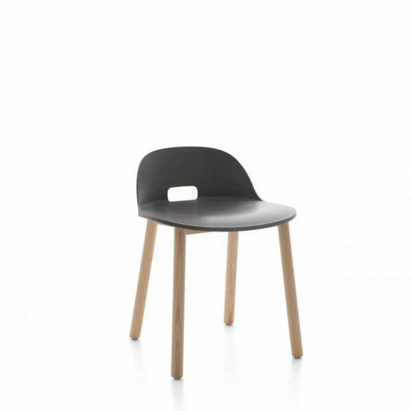 Alfi Low Back Chair - Emeco - Chairs - Dark Grey - Ash - HORNE