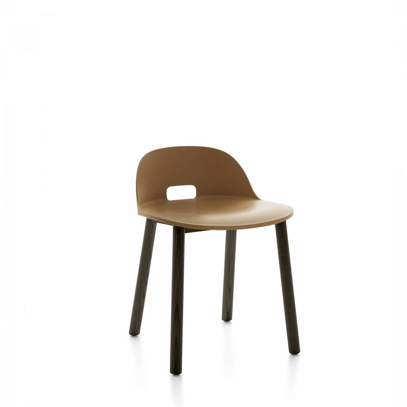 Alfi Low Back Chair - Emeco - Chairs - Dark Brown - Ash - HORNE