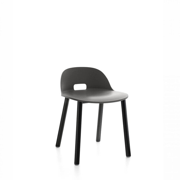 Alfi Low Back Chair - Emeco - Chairs - Dark Brown - Ash - HORNE