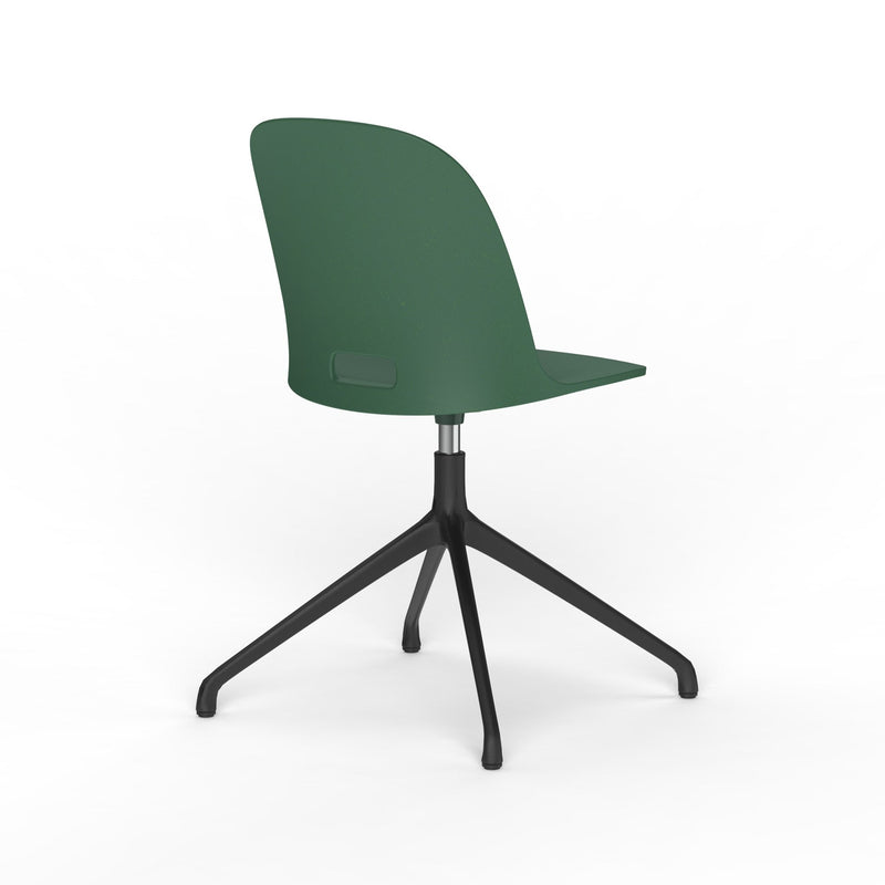 Alfi Work Swivel Chair - Emeco - Chairs - Casters - Dark Brown - HORNE