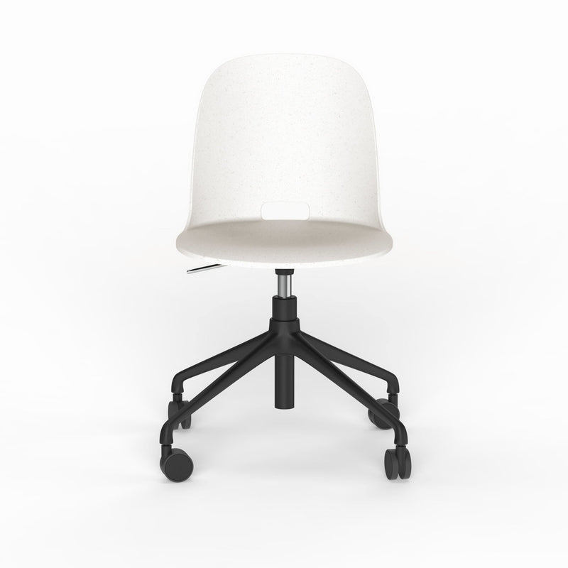 Alfi Work Swivel Chair - Emeco - Chairs - Casters - Dark Brown - HORNE