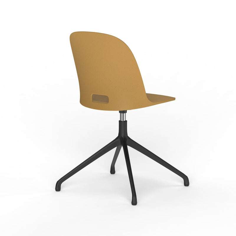 Alfi Work Swivel Chair - Emeco - Chairs - Casters - Dark Brown - HORNE